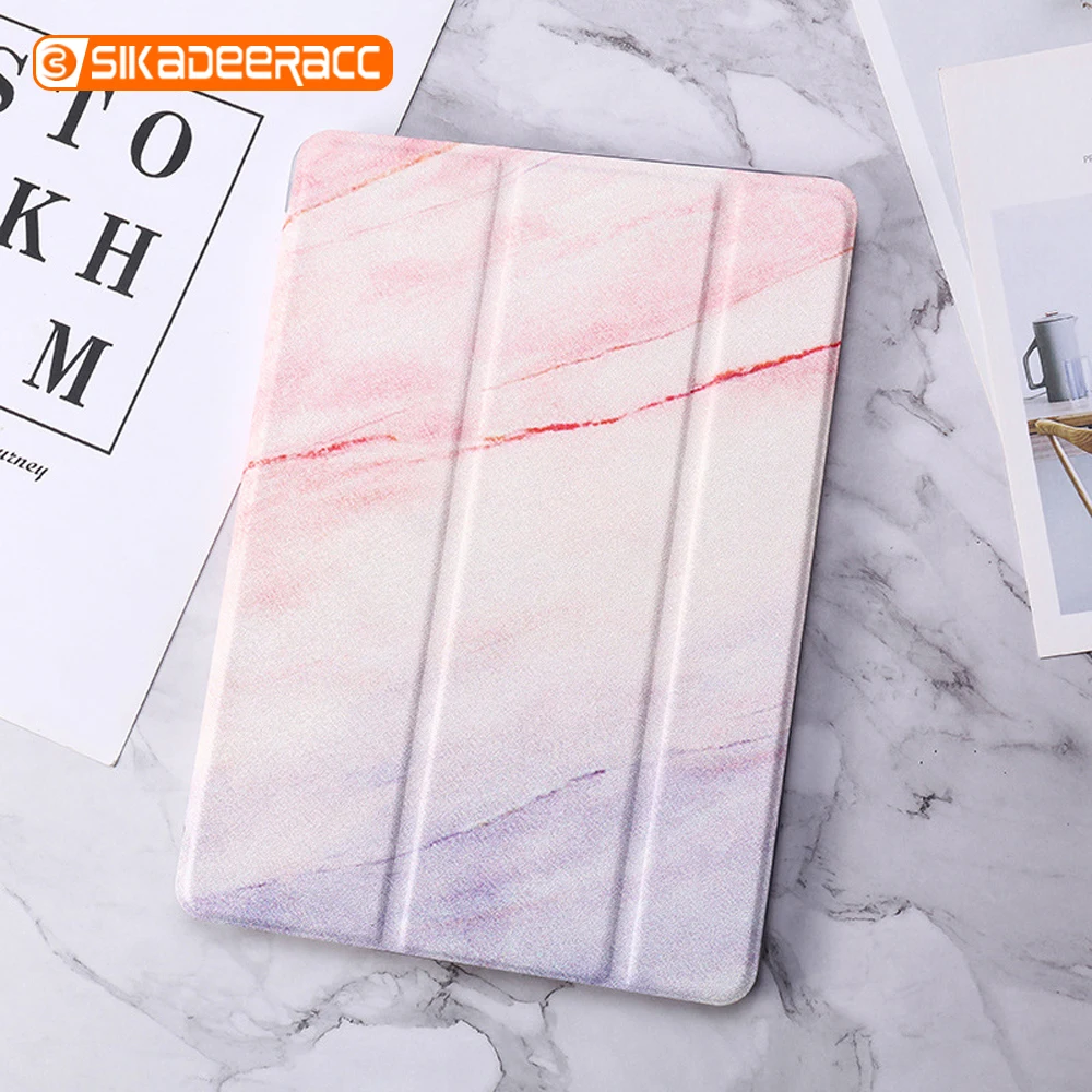 

Marble Grain Cases For iPad 2017 2018 New 2019 Pro 9.7 10.5 Mini 3 4 5 Air 1 2 A1954 A2123 Leather Accessories Shockproof Stand