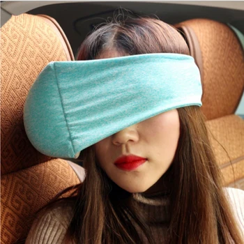 

Multi-Function Business Aircraft Travel Home Office Napping Cotton Neck Pillow Eye Mask Portable Comfortable Outdoor Pillows