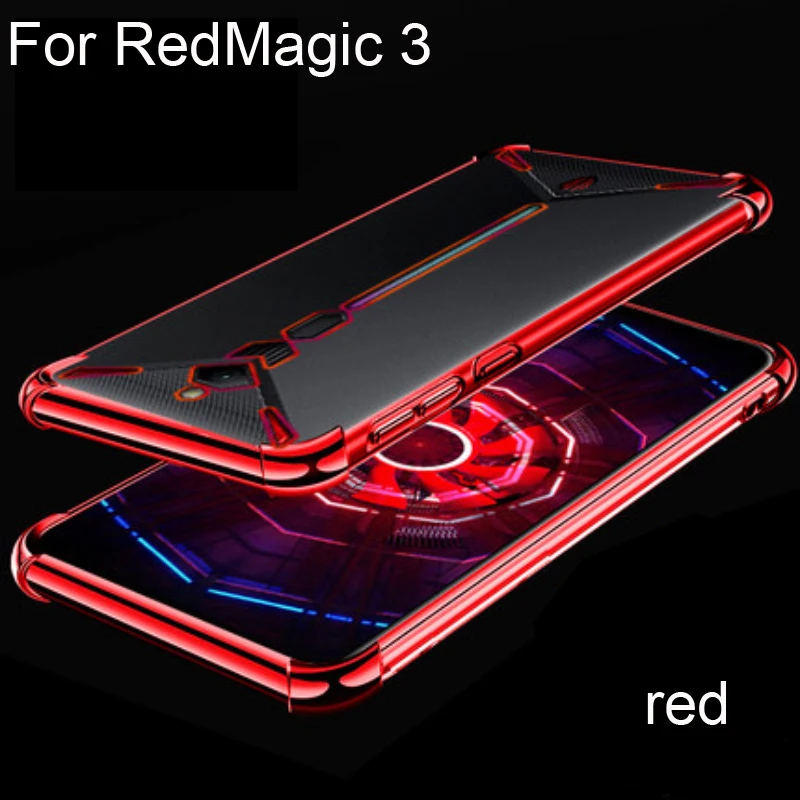 

For Nubia Red Magic 3 gaming case ultra thin Soft case For ZTE Nubia RedMagic 3 NX629J Game Mobile Phone cover case back cases