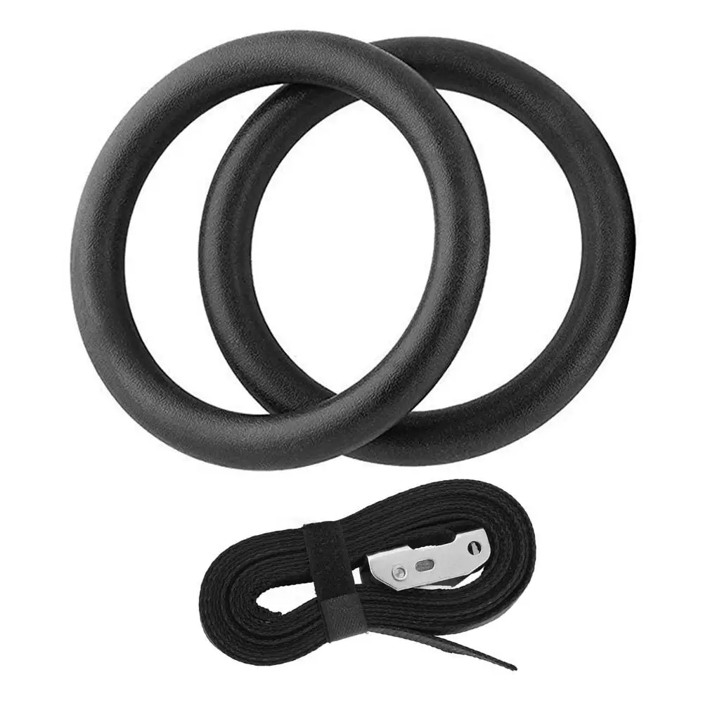 

400kg Pull Up Ring Exercise Gymnastic Practical Gymnastic Ring Wooden 1pcs Durable Fitness High Quality Rings Workout