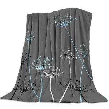 

Plant Pattern with Light Children Throw Blankets with Plant-themed Warm Blankets