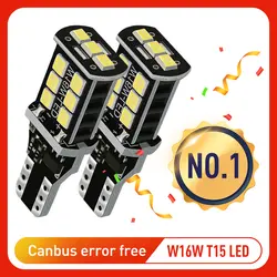 2x W16W T15 светодиодный лампы 2835 SMD Canbus OBC ошибок светодиодный резервного света 921 912 W16W светодиодный лампы автомобилей Обратный ксеноновая