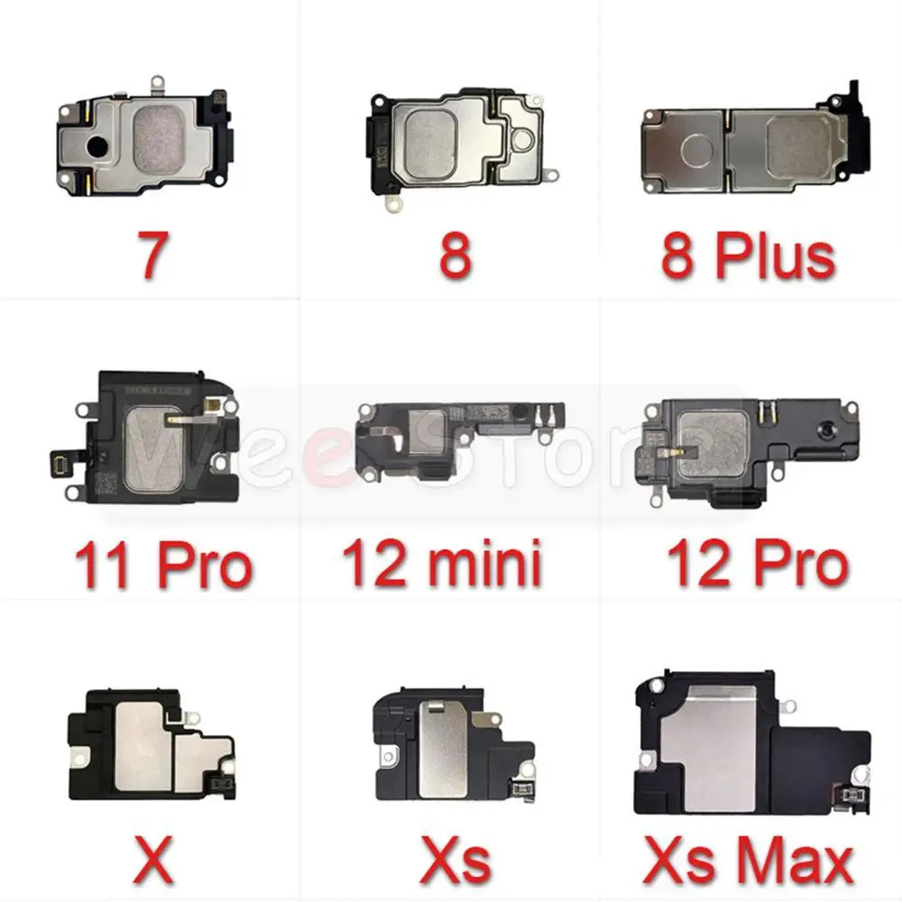 Оригинальный нижний Громкоговоритель для iPhone 12 11 Pro X XR Xs Max 7 8 Plus mini SE2 динамик