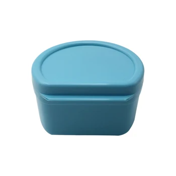 

Dental False Teeth Appliance Container Storage Boxes Denture Bath Storage Box Case Dentures Cleaner Tool