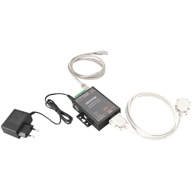 HF5111B сервер последовательных устройств RS232/RS485/RS422 последовательный Ethernet бесплатно RTOS последовательный сервер F22498(ЕС Plug