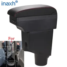 Accoudoir de voiture hybride Toyota Yaris, boîte d'accoudoir de voiture, pièces de rénovation, détails intérieurs, boîte de rangement USB 2015 2021
