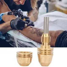 Татуировка ручка самоблокирующийся медный захват машины татуировки противоскользящие татуировки боди-арт инструменты аксессуары для татуировки