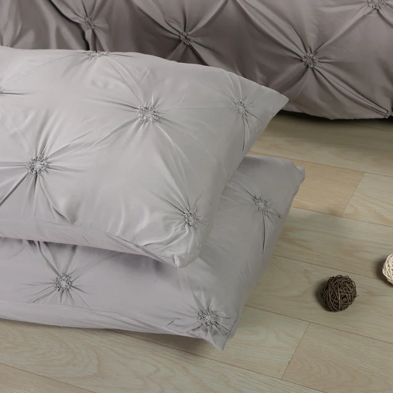 pillowcase X1 LOVINSUNSHINE хлопок наволочка с шариком твердая прямоугольная наволочка для кровати AL01 - Цвет: pillowcase X1