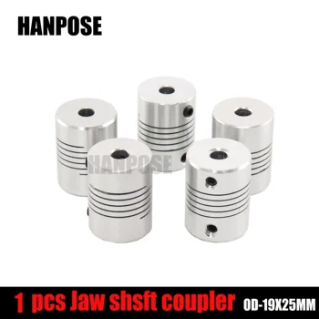 

D19*L25 Aluminium CNC Stepper Motor Flexible Shaft Coupling Coupler Encoders Engraving Machine ID3 4 5 6 6.35 7 8 9 10mm