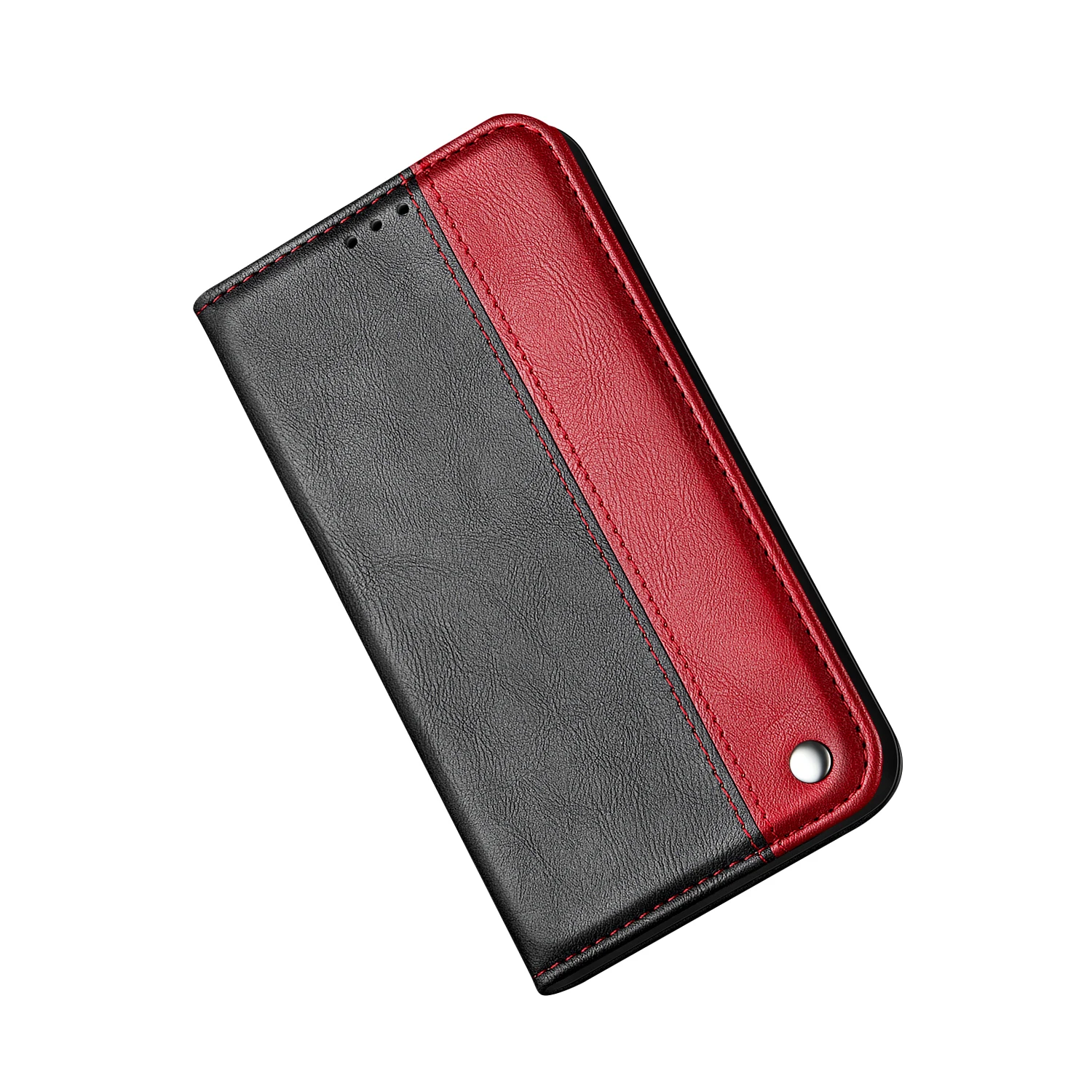 Кожаный чехол для samsung Galaxy A50 A30 A20 A10 A70 A40 A30S A50S Магнитного Чехол-книжка чехол на samsung 50 30 20 70x10 - Цвет: Красный