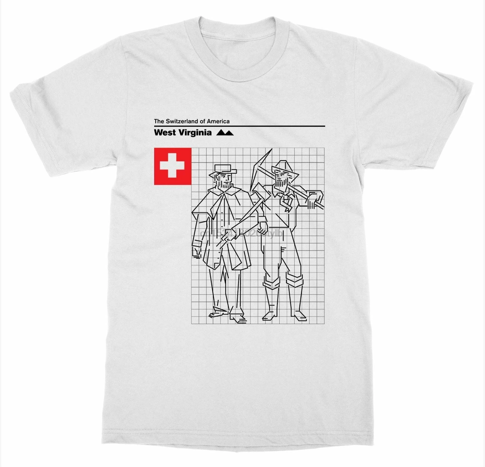 Западная Вирджиния Швейцария футболка Америка США капитал Патриот|Футболки| |