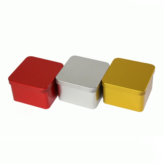 Mini Metal Storage Box Square Iron Tin Boxes Candy Chocolate Gift Boxes Tea  Cans Soap Small Things Sundries Packaing Box - AliExpress