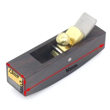 Ebony Mini Light Plane Plane Ebony Woodworking Tool Durable Angle Plane Thread Tool Violin Making Carpenter Tools ebony small light plane tool