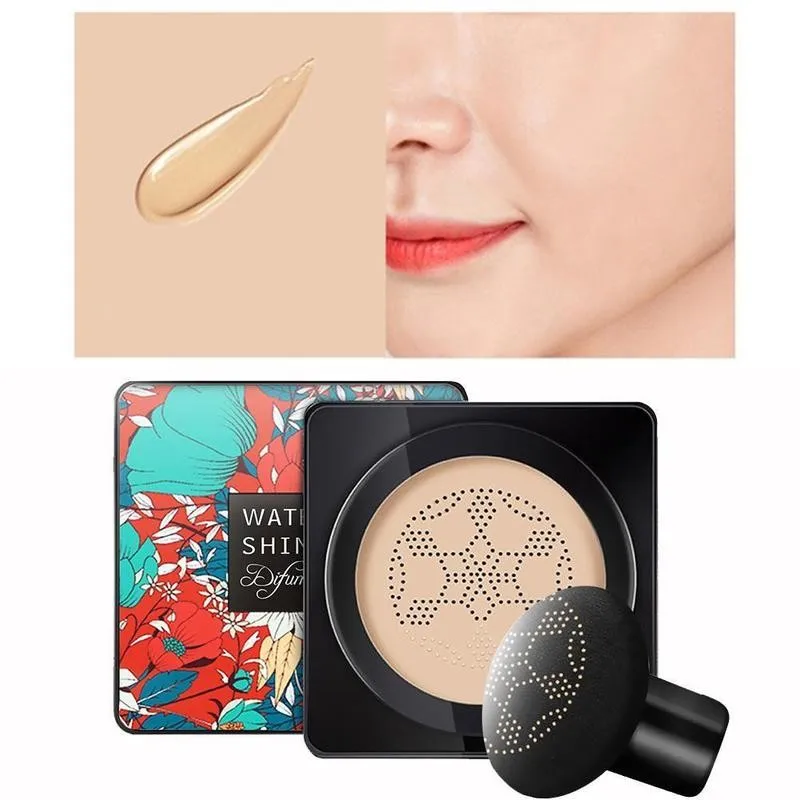 Mushroom Head Make up CC Cream Air Cushion Moisturizing Foundation Cosmetics Natural Brightening Makeup Foundation BB Cream