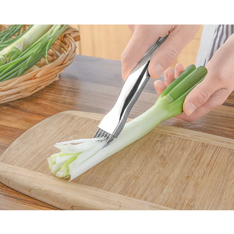 

Stainless Steel Onion Wire Knife Kitchen Cooking Household Filament Cutting Vegetables Potato Wire Cutter