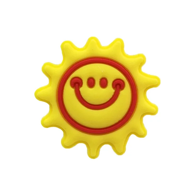 High Imitation 1PCS PVC Shoe Charms Cactus/ Luggage/Sunglasses/Jet Plane Shoe Decoration Accessories for Croc jibz Kid's Party 17