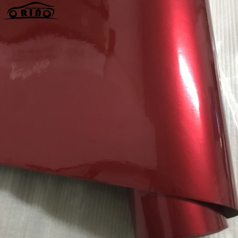 Red Gloss Metallic Vinyl Sticker-2