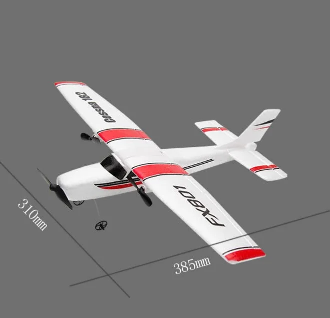 DIY RC Plane Toy EPP Craft Foam Electric Outdoor Remote Control Glider FX-801 Remote Control Airplane DIY Fixed Wing Aircraft