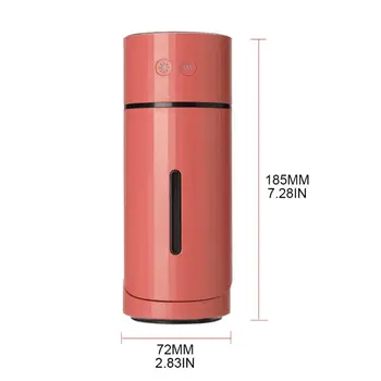 

Humidifier Mini Cool Mist Humidifier Air Purifier 2 in 1 Portable LED Night Light for Home Car Office Travel Baby Room 260ML