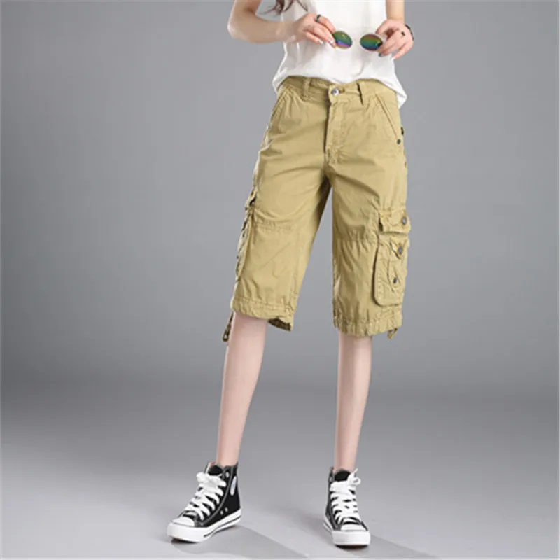 Streetwear Pockets Cargo Pants Women 