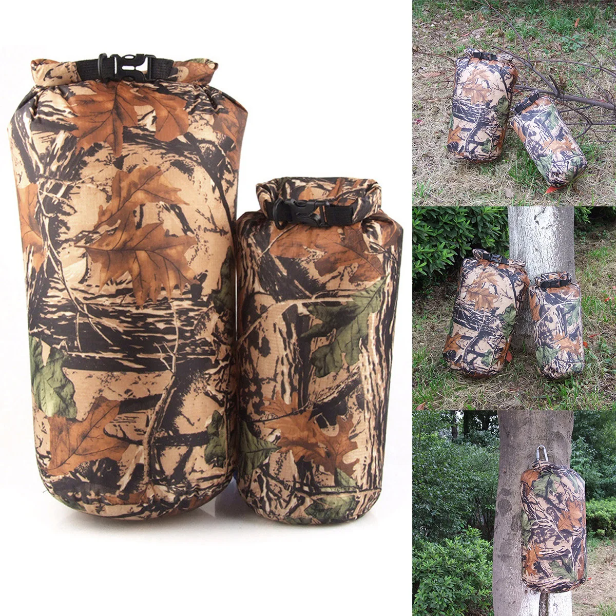 

8L/15L Waterproof Bag Storage Dry Bag Pouch Backpack Sack Floating Kayak Ultralight Bag Camping Hiking Boating Kayaking Drifting