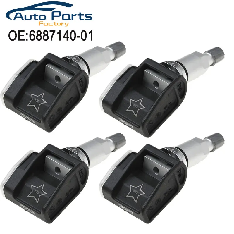 4PCS New Tire Pressure Monitor Sensor For Alpina B3 B5 BMW X3 X4 X5 X6 X7 MERCEDES-BENZ 6887140-01 36106887147 A0009052102 | Автомобили и