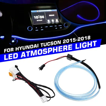 

Instrument Panel Trim Atmosphere Light Strip Interior Blue LED Dashboard Frame Light For Hyundai Tucson 2015 2016 2017 2018