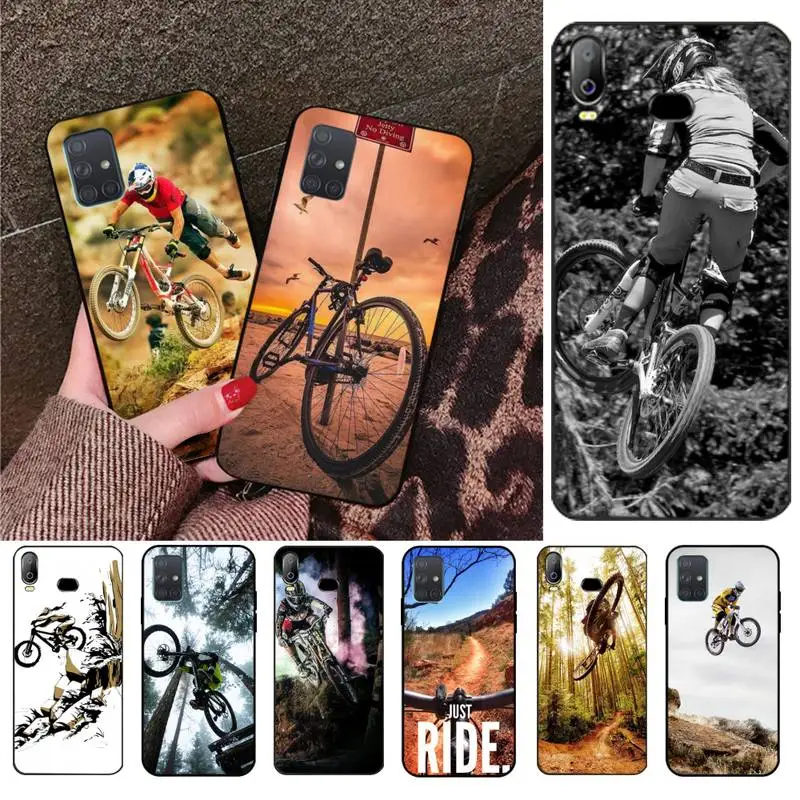 CUTEWANAN удивительный горный велосипед MTB мягкий черный чехол для телефона Samsung A10 A20