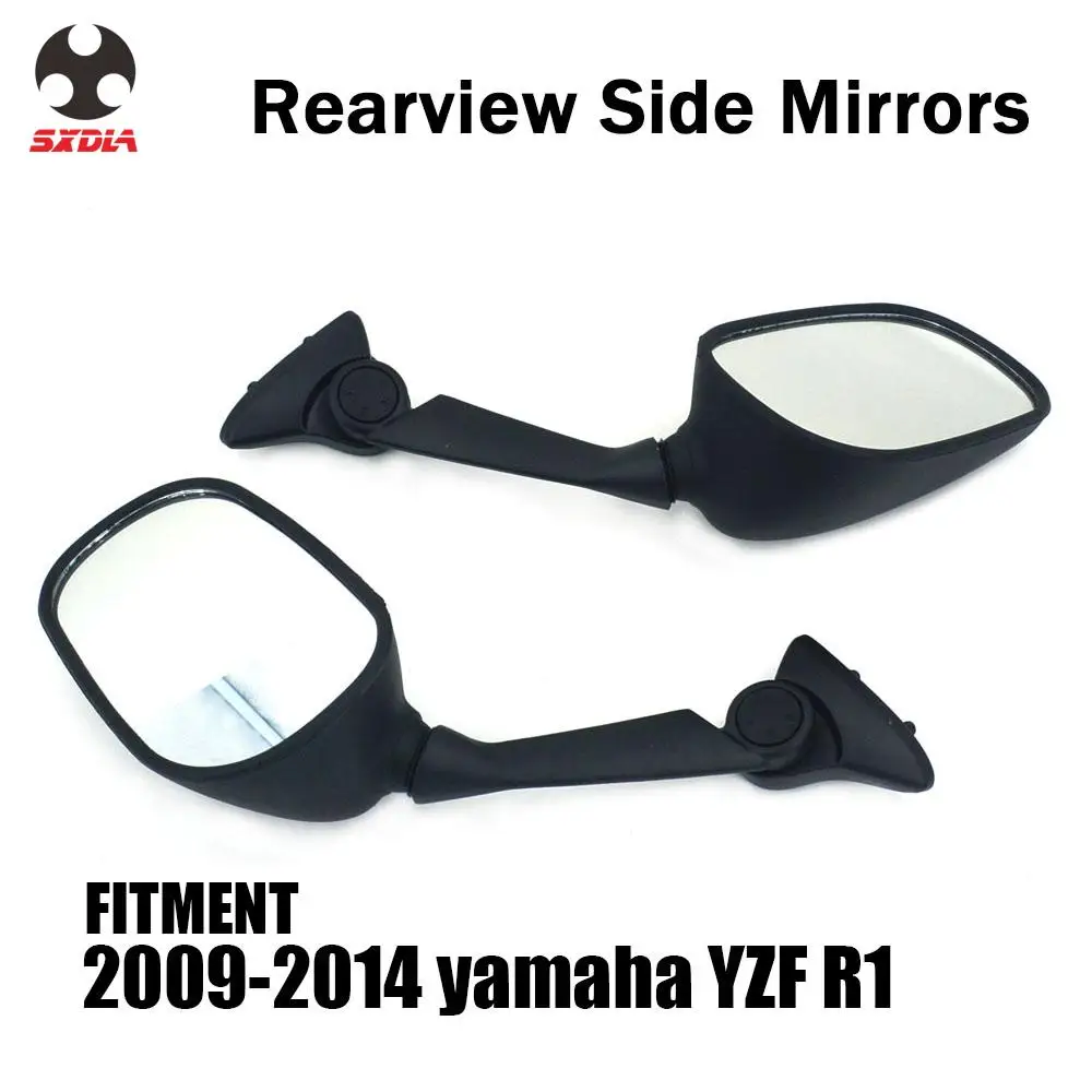 

Motorcycle Rear Side Rearview Mirror Rear View For YAMAHA YZFR1 YZF-R1 YZF R1 2009 2010 2011 2012 2013 2014