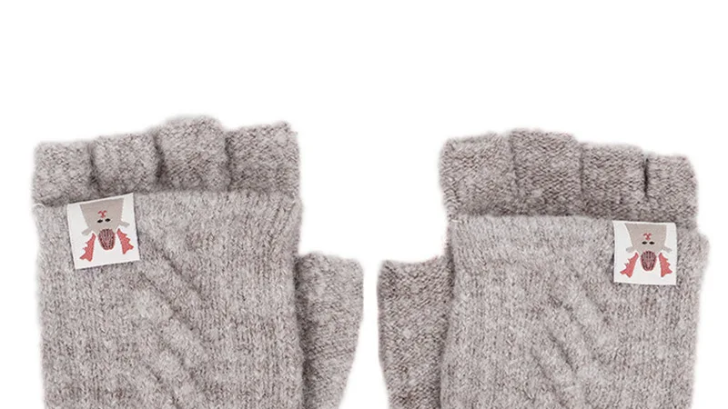 Guantes зимние перчатки женские зимние перчатки для девочек одноцветные перчатки из кроличьей шерсти мягкие теплые яркие цвета двойные женские перчатки