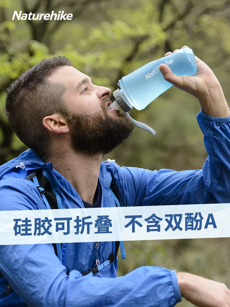 

Naturehike Silicone Folding Cups Sports Fitness Kettle Water Bag Portable Mountain Climbing Travel Mug Summer Students Portable