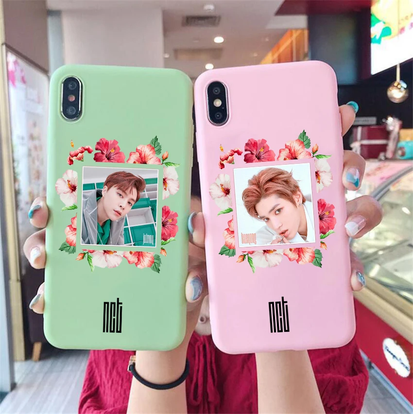 NCT 2018 Мягкий силиконовый чехол для iPhone X 7 Plus XS 11 | Мобильные телефоны и аксессуары
