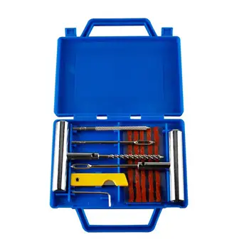 

11pcs Car Van Motorcycle Bike Emergency Heavy Duty Tire Puncture Repair Kit Plug Set Strip Tyre Awls Rubber Strip Repair Kit