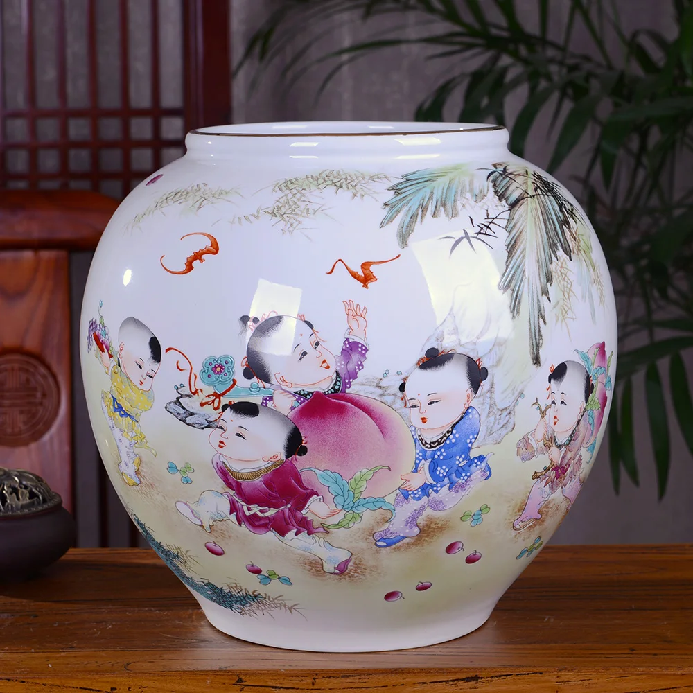 

Jingdezhen Ceramics Craft Supplies Best Handmade Vase Decoration Creative Porcelain Bottle Pastel Traditional Craft 10 Models
