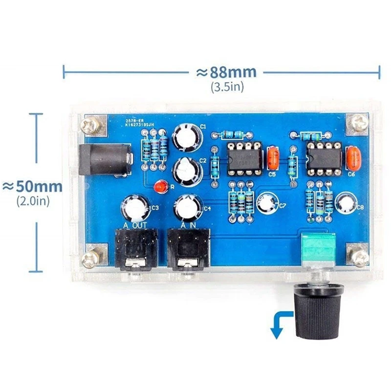 Portable Headphone Amplifier Board Kit AMP Module Kit for Classic 47 DIY Case