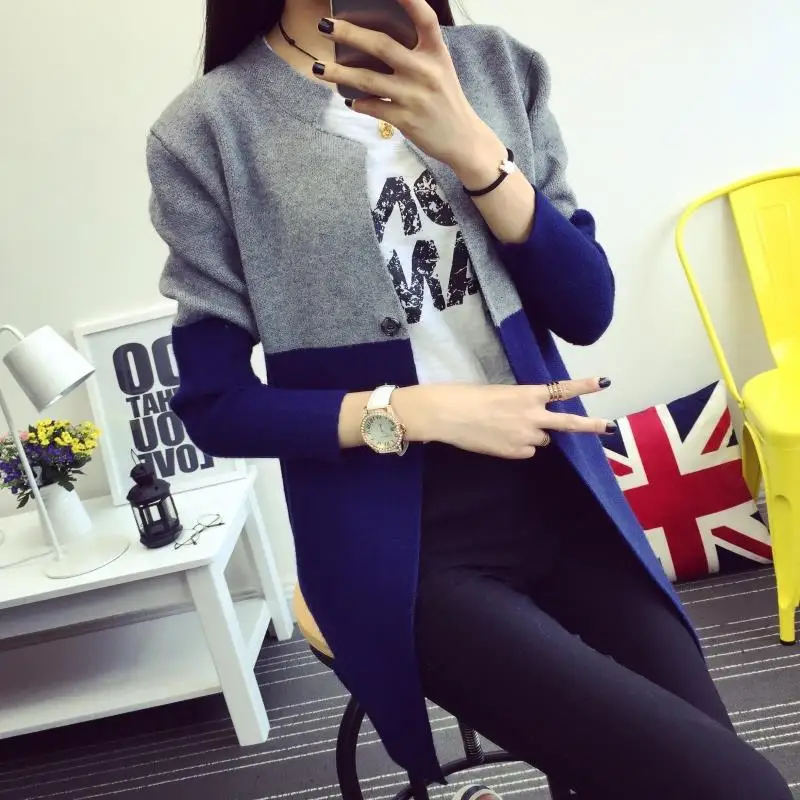 Пончо свитер женский Ohclothing утолщение весна осень женский корейский женский жакет свитера пальто цвет в кардиган