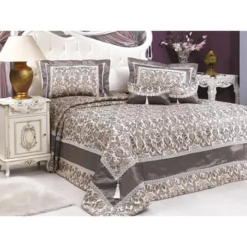 

Vinaldi Havana Jacquard Bed Cover Coffee