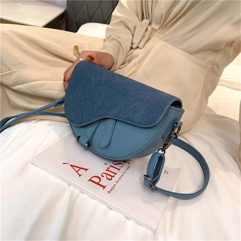 

Autumn and Winter New Small Bag Female 2019 New Wild Messenger Shoulder Bag Fashion Saddle Bag Women Purse and Handbags