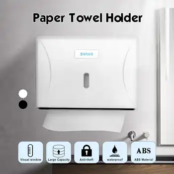 

Bathroom Multifold Paper Towels Tissue Storage Box Drawer Wall Mounted Toilet Paper Holder Waterproof Tissue Box Stand