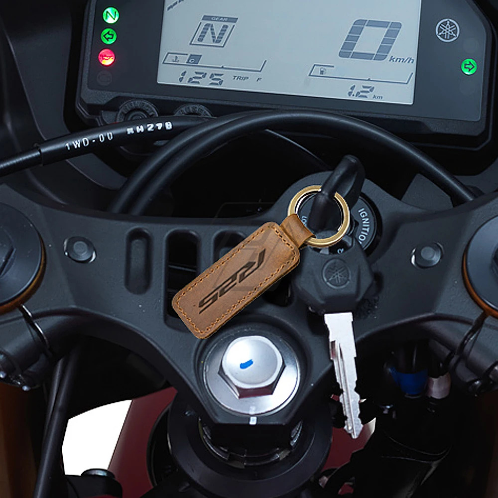 

Мотоциклетный брелок для ключей из воловьей кожи для моделей yamaha YZF-R25 R25
