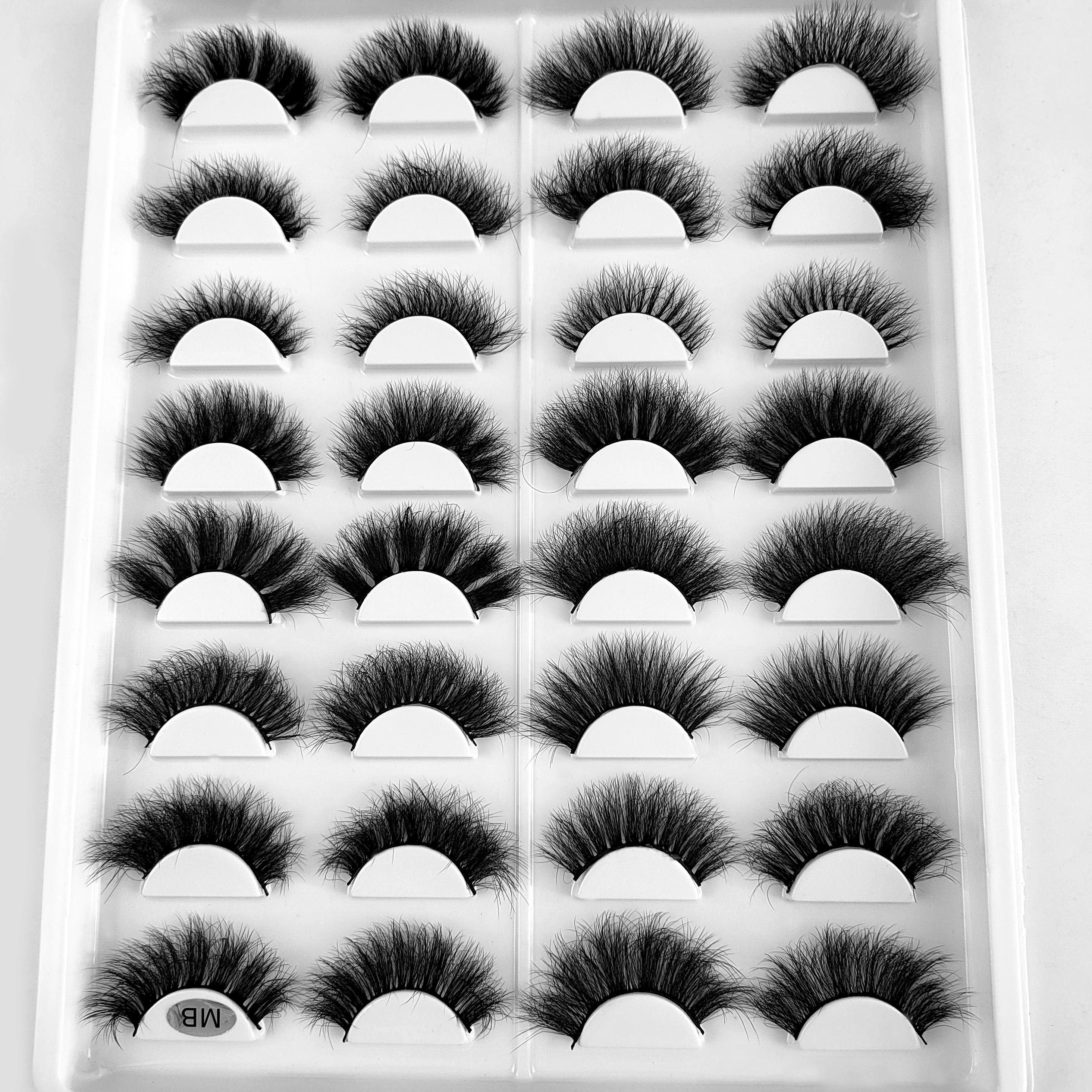 Wholesale 160 Pairs/Pack Fluffy Lashes 8-25mm Mink Long Thick Natural False Eyelashes Vendors Makeup Wispy Strip Lash | Красота и