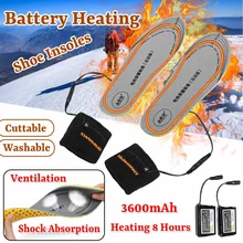 Унисекс новые USB электрические плюшевые стельки с обогревом от батареек зимние теплые стельки с подогревом