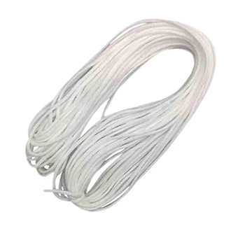 

2.5mm Multifunction Round Solid Nylon Stretch Ropes Elastic Cords for DIY Sewing Mouth Mask Crafts 950M