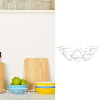 

1pc Drain Basket Exquisite Storage Tray Snack Food Basket Fruit Organizer for Living Room Home Kitchen