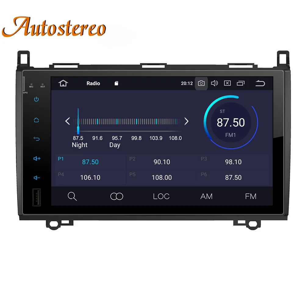 Best DSP Android 9 64GB No Car DVD Player GPS navigation For Mercedes Benz Sprinte B200 Vito Viano W469 Auto Radio Multimedia player 10