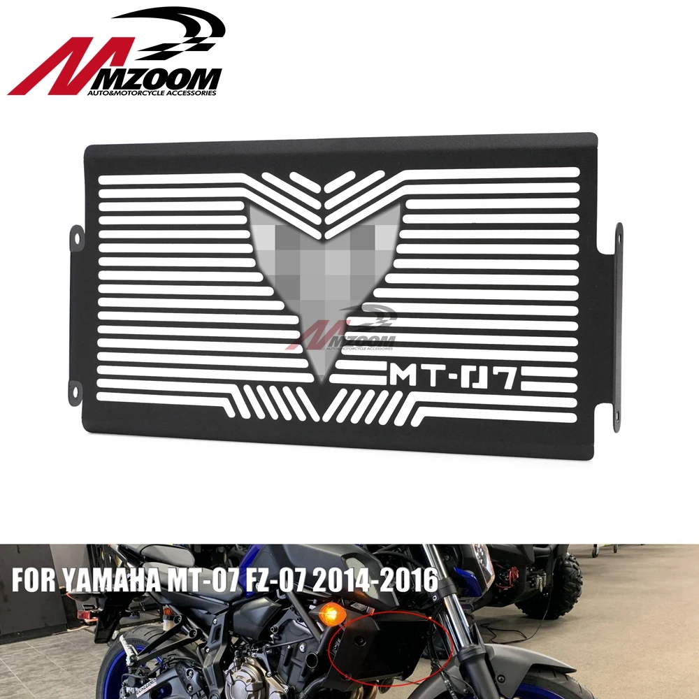 

Motorcycle Accessories Radiator Protective Cover For Yamaha MT07 MT-07 FZ 07 FZ-07 2014-16 Grill Guard Grille Protector