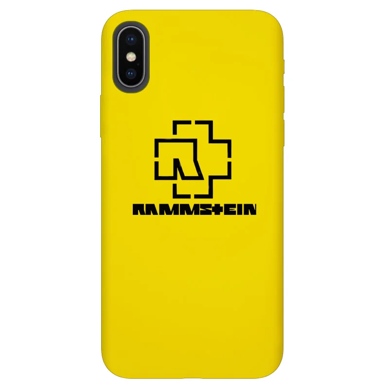 Rammstein Музыкальный Чехол для samsung Galaxy S10 S9 S8 S7 S6 Plus Lite edge Мягкий силиконовый чехол для телефона - Цвет: Color Yellow