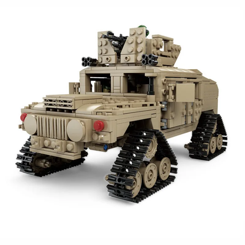 Kazi KY10000 M1A2 Tank Hummer Legolys Technic строительные блоки детская сборка Legoeds кирпичи модель