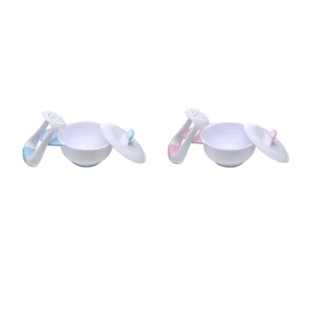 

3Pcs/Set Manual Baby Food Grinder Masher Bowl Grinding Rod Sealing Lid Feeding Tools