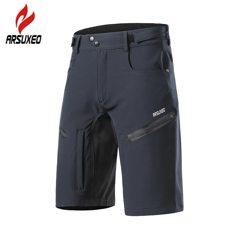 arsuxeo men's cycling mtb shorts review